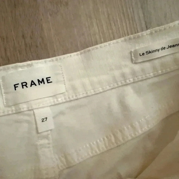 Frame The Straight Jean in Off White size 27 - Picture 5 of 9